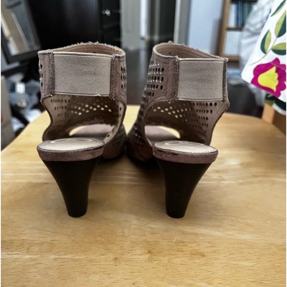 Madeline Open Toe Sling Back Booties 8M - Picture 7 of 14